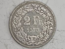 2 FR 1878 Seltene Erhaltung