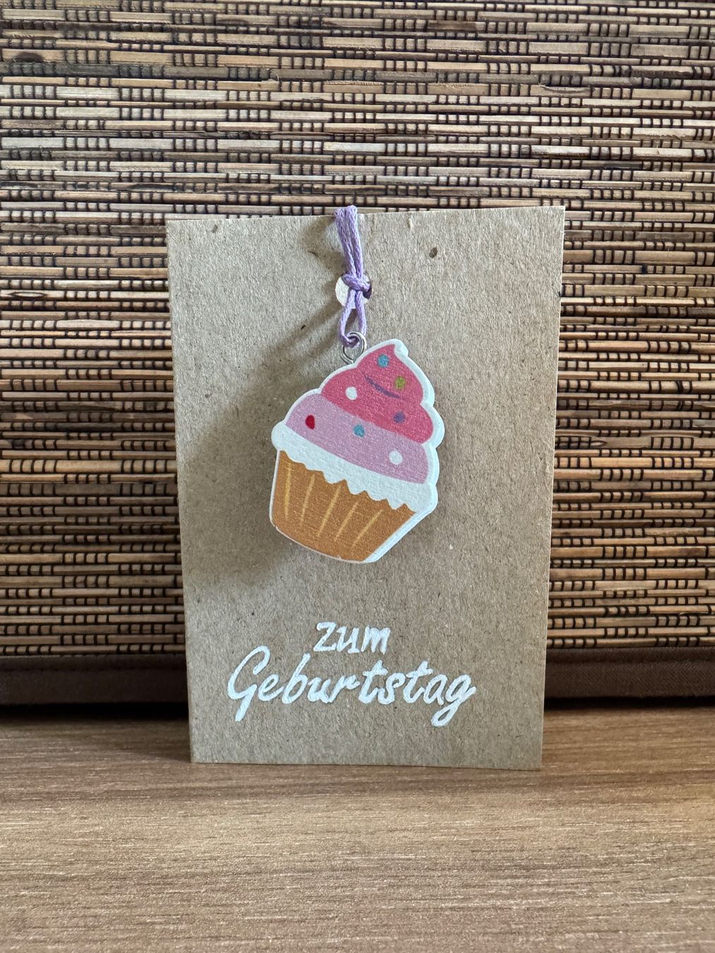 Cartoline: Geburtstagskarte Mini, Muffin pink – Nuovo (secondo la descrizione) da Dübendorf venduto da ZiKarten