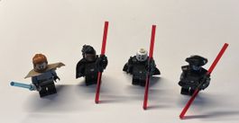 Die 4 Lego Figuren aus dem  Set 75336