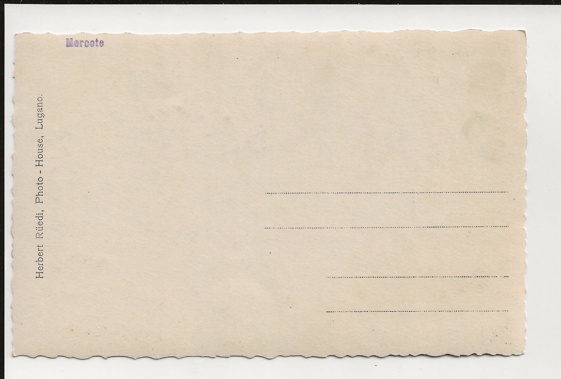 Cartoline postali: AK ca.1945 Morcote , Tessin – Usato da Greifensee venduto da 315WDO 1