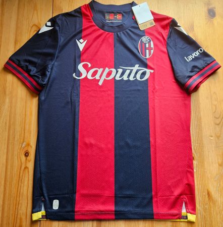 FC Bologna Trikot Macron NEU Gr. L Calcio Italien Serie A