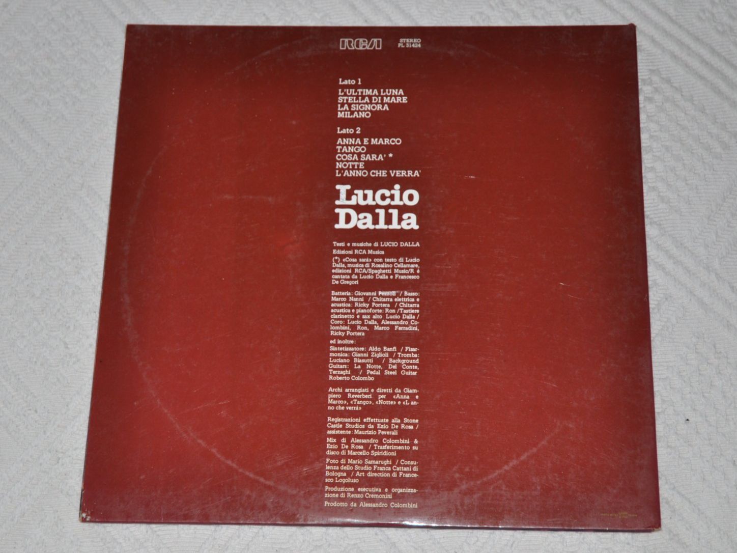 Dischi in vinile: LP Lucio Dalla (1979) – Usato da Boll venduto da Theodora15 1