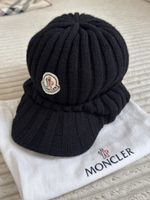Moncler Wintermütze, Schwarz, Wolle, Top Zustand, Warm!