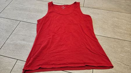 Rotes Damen Träger T-Shirt von Chicoree, Groesse XXL