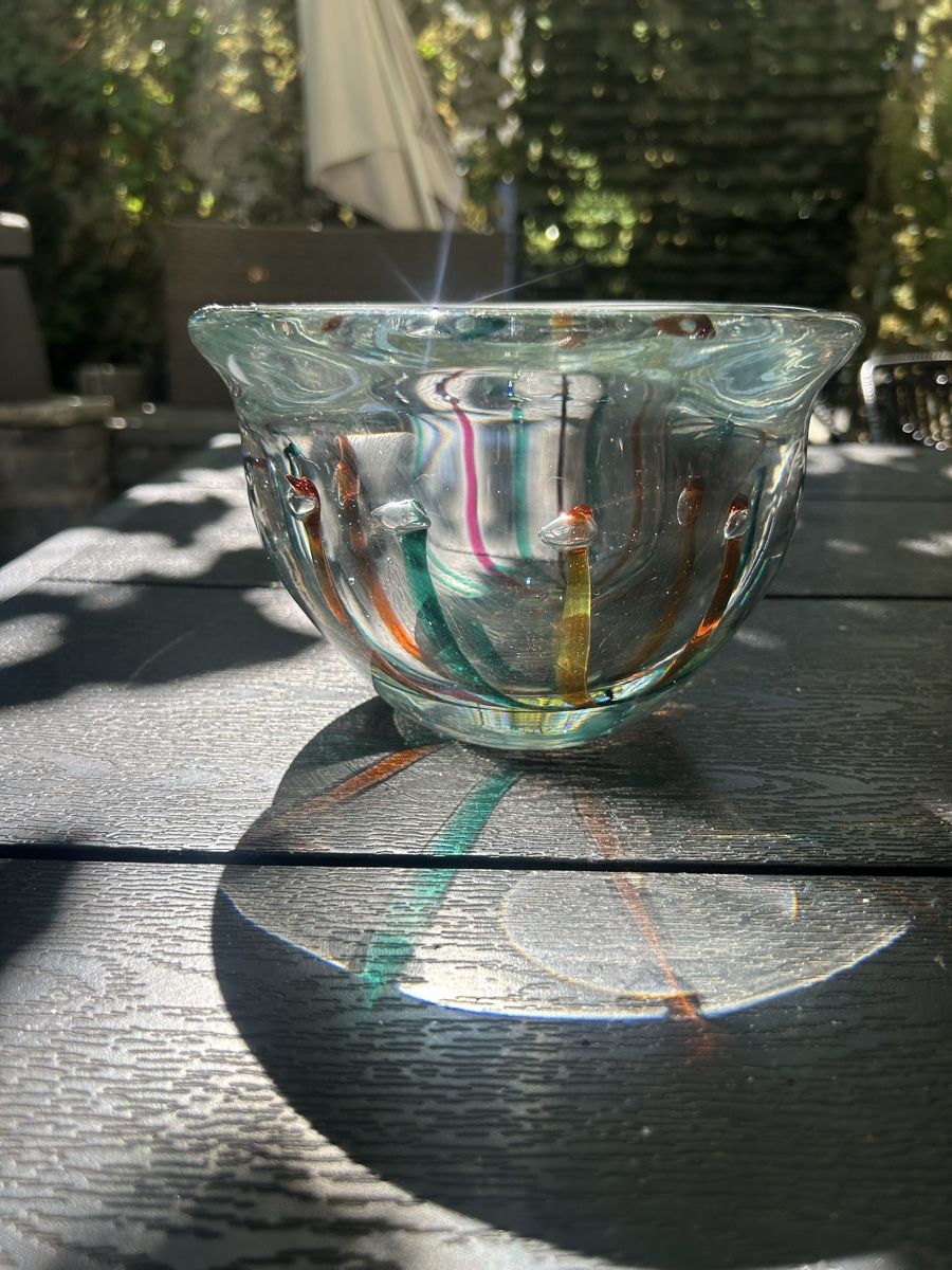 Murano Ciotole: Untergetauchte Murano-Glasschüssel – Usato da Losone venduto da del_yh97