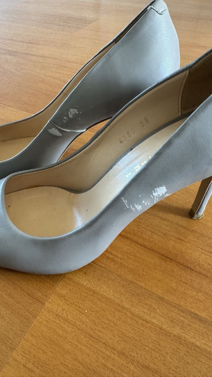 Damenschuhe: Marco Pini Pumps, Gr. 39, hellgrau – Gebraucht aus Knonau von yuz_px92 4