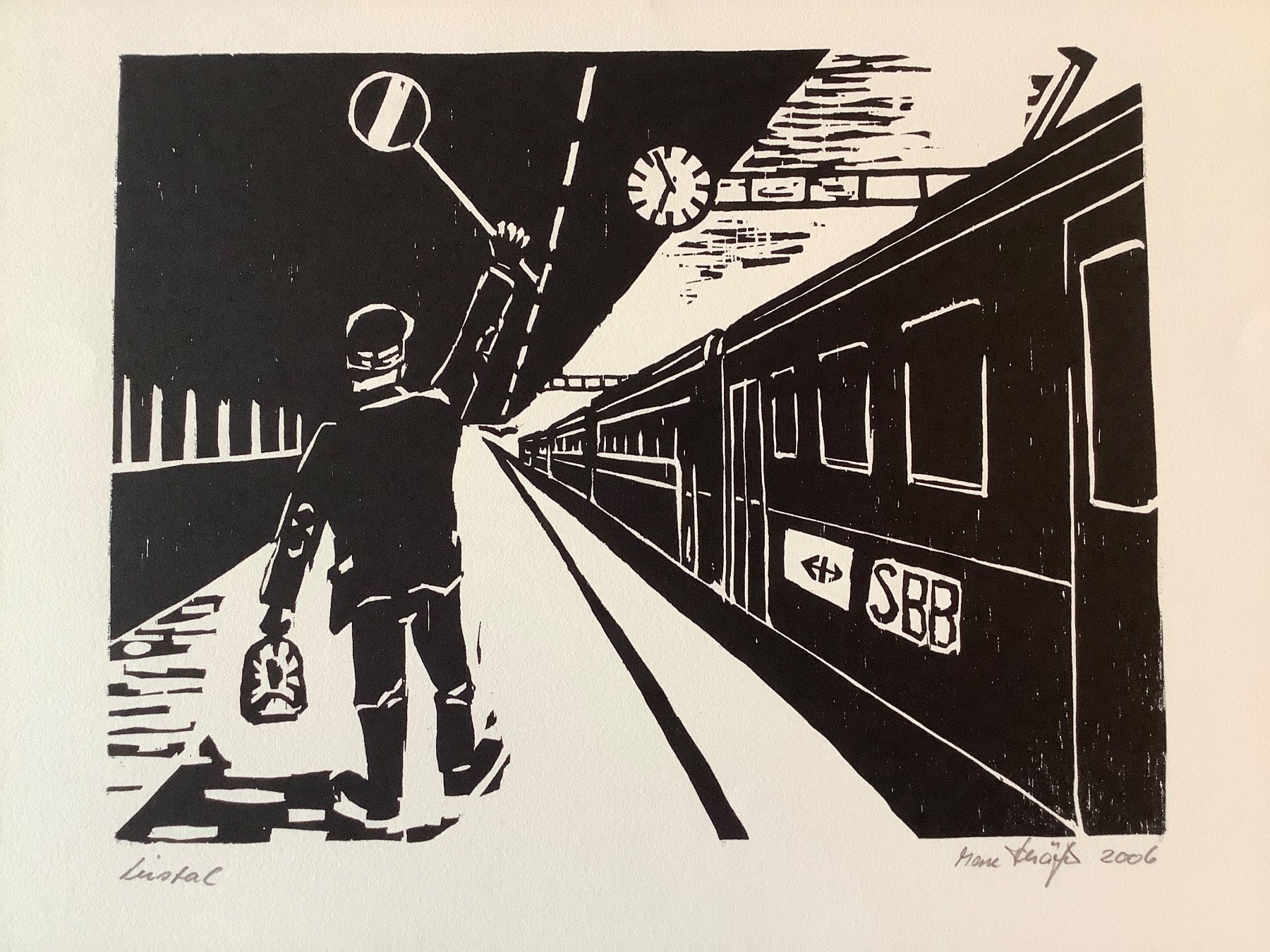 Foto & Immagini: Toller Holzdruck von SBB – Usato da Triesen venduto da boston7