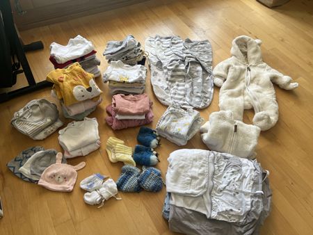 Grosses schönes KleiderpaketGr.50-56Bodys,Hosen,Stramplers..
