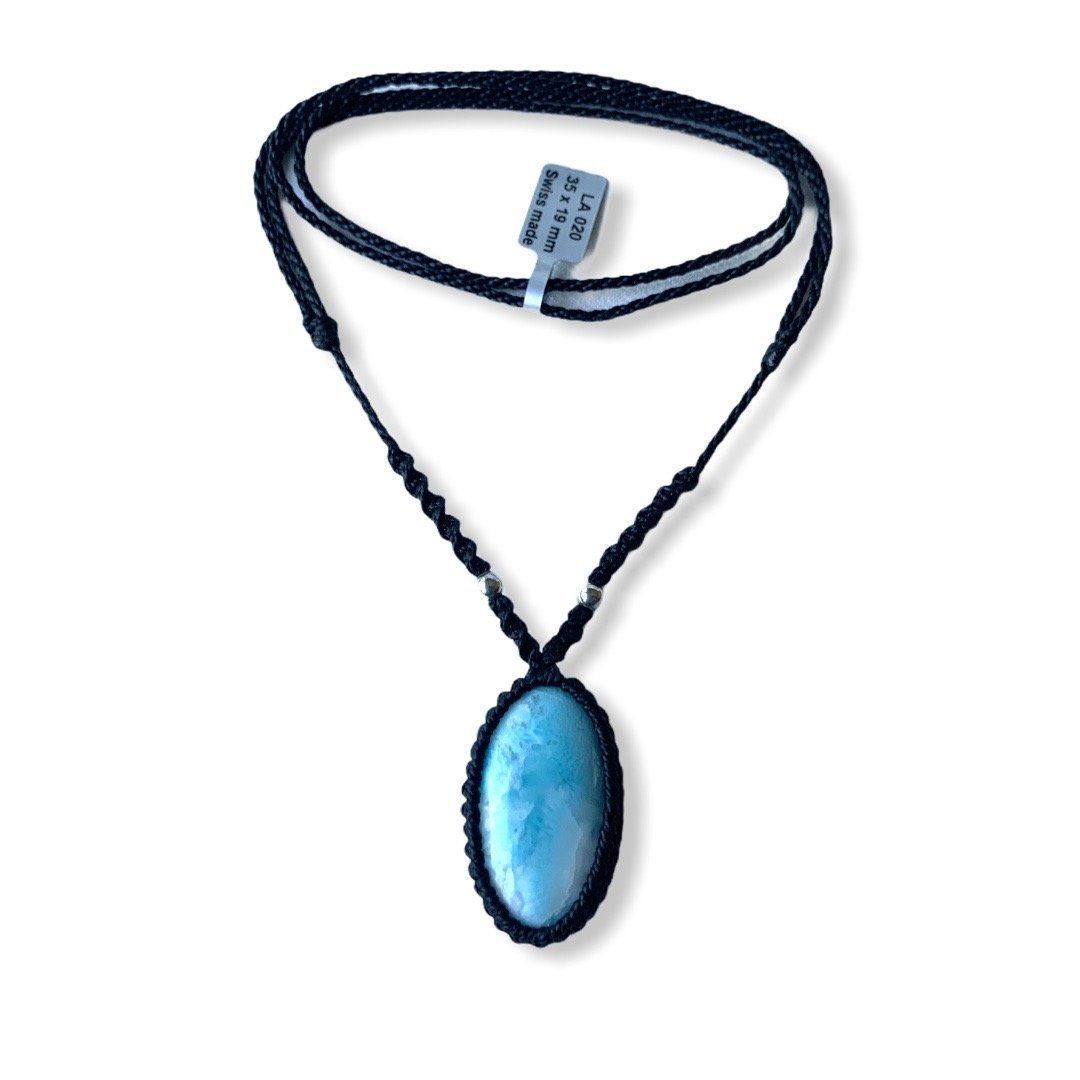 Catenine: EDELSTEINE ATLANTIS LARIMAR  KETTE – Nuovo e nell'imballaggio originale da Zürich venduto da MEVAS-Schmuck 2