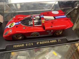 Ferrari 512S 8° BUENOS AIRES FLY C3 Slotcar