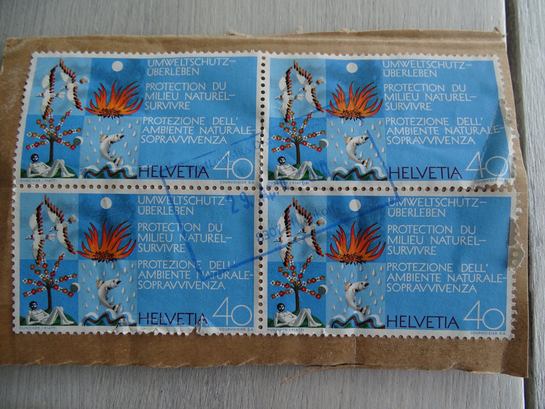 Tutti i francobolli: Briefmarken Schweiz  1964 - 2000 – Usato da Obergerlafingen venduto da S-T-S 2