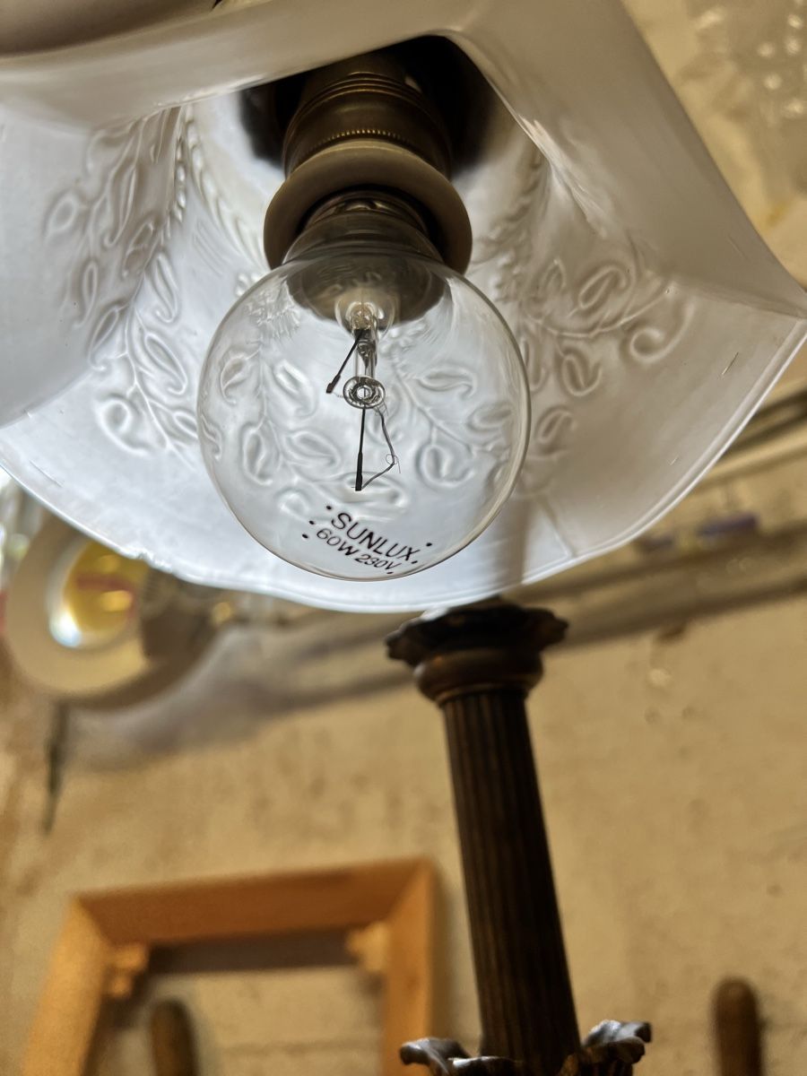 Lampade: Antiker Schön Jugendstil Lampe – Usato da Hombrechtikon venduto da vespa1954 7