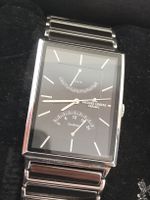 Grosse Keramik Jaques Leman Herrenuhr retrograde full Set 