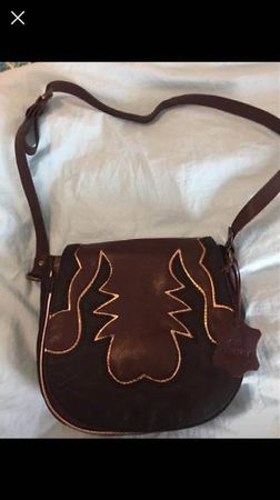 Sac bandoulière en cuir véritable neuf