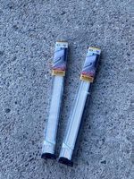 2x Plissee weiss 42,5 x 150 cm  neu