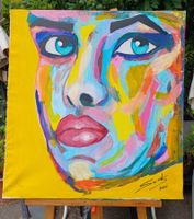 "Senorita" Frauenportrait Popart Pop Art Fauvismus Sands