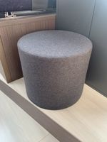 Softline - Drum Hocker / Beistelltisch Dunkelgrau