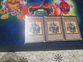 Yugioh 3 x Kristallungeheuer Bernsteinmammut 