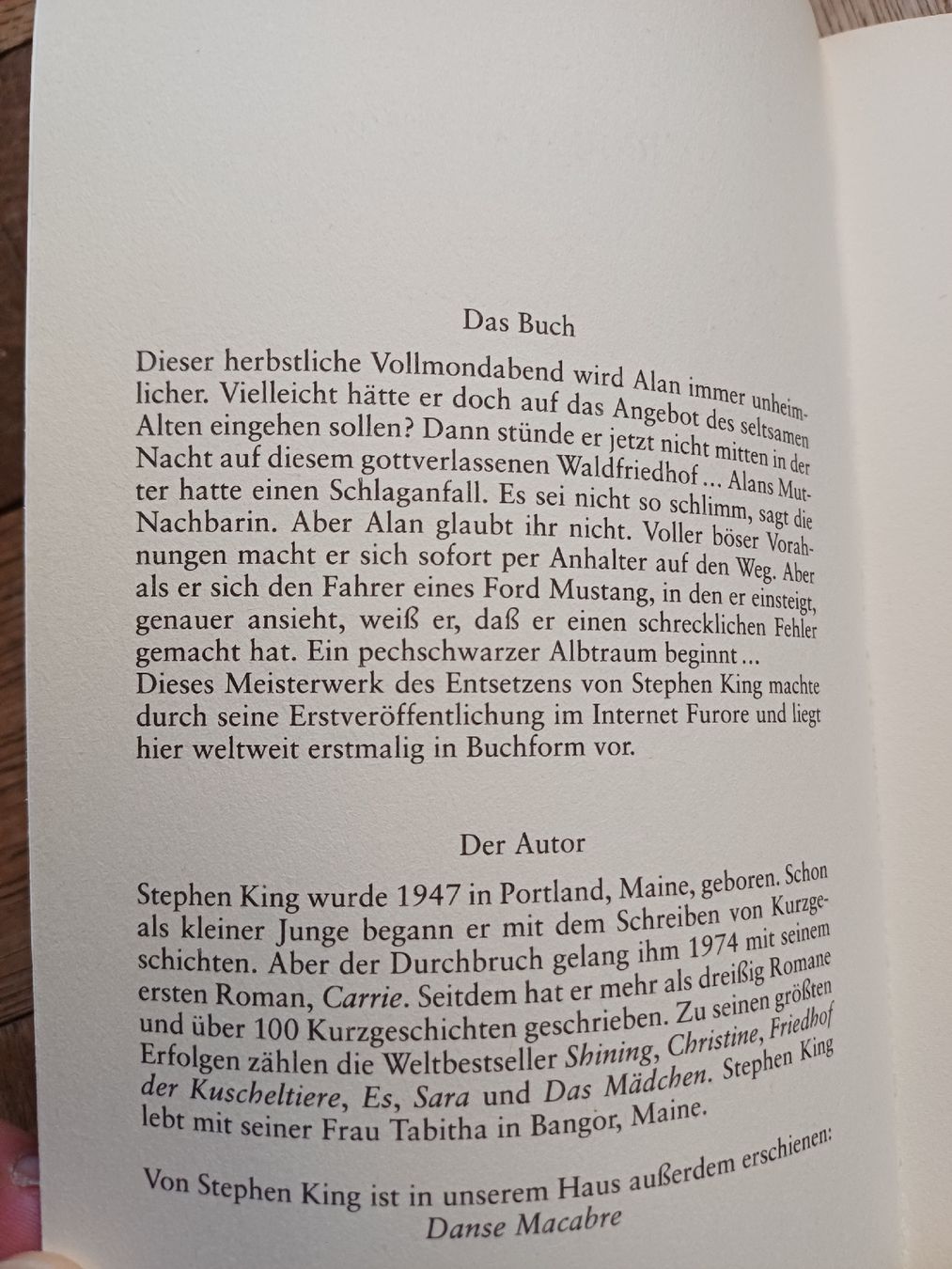 Libri: Stephen King Achterbahn Buch guter Zustand – Usato da Bern venduto da rikivip 2