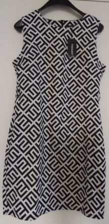 Kleid Gr. S / schwarz/weiss / made in Italy NEU (Fr. 39.95)