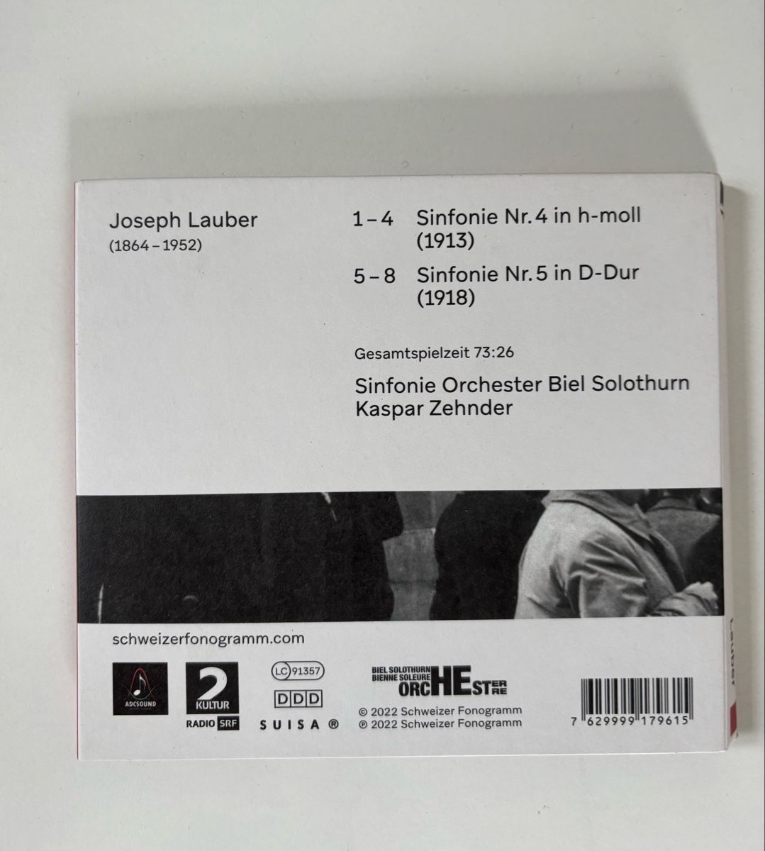 CDs: Joseph Lauber: 4. und 5. Symphonie Cd – Neu und originalverpackt aus Neuchâtel von Deivid2 1