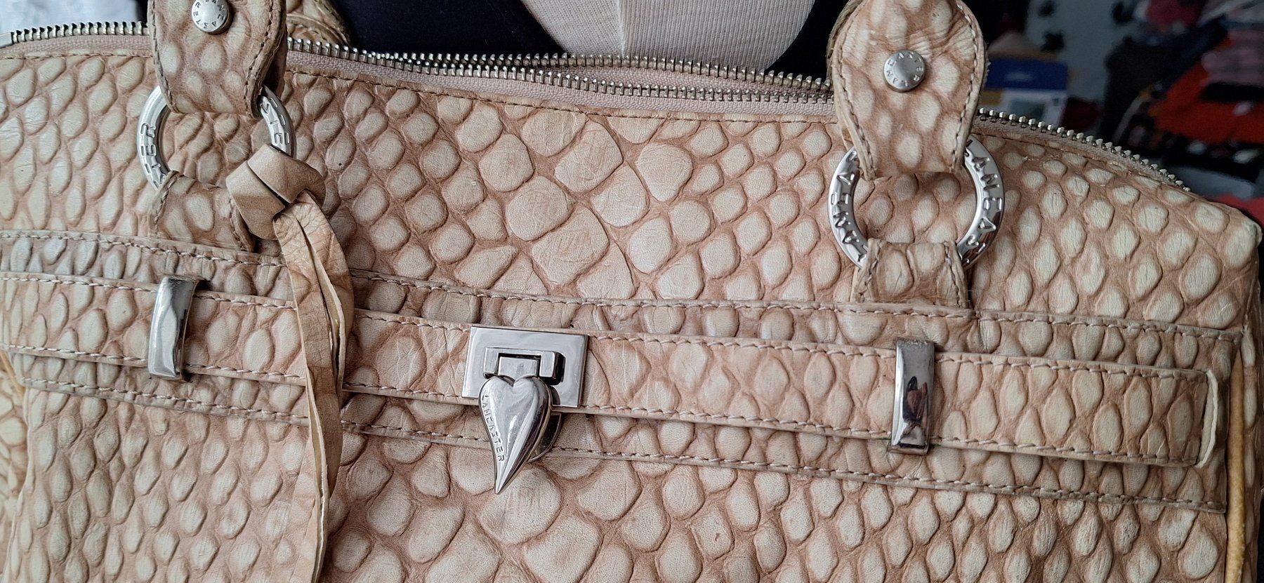 Lancaster Sacs femmes: Sac Lancaster cuir beige – D'occasion à St-Triphon par Jldr0 4