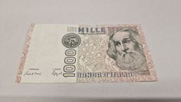 Italienische 1000 Lire Banknote, Marco Polo, Top 1982