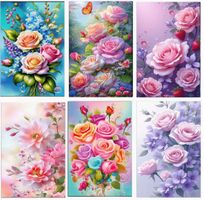 Diamond Painting 6 verschiedene Rosen-23-Teil-226