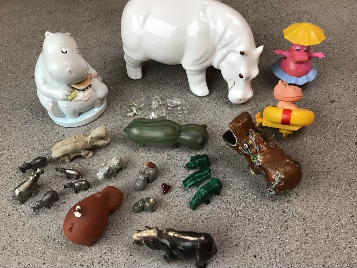 Figuren: Nilpferdsammlung – Gebraucht aus Rodersdorf von trueegg