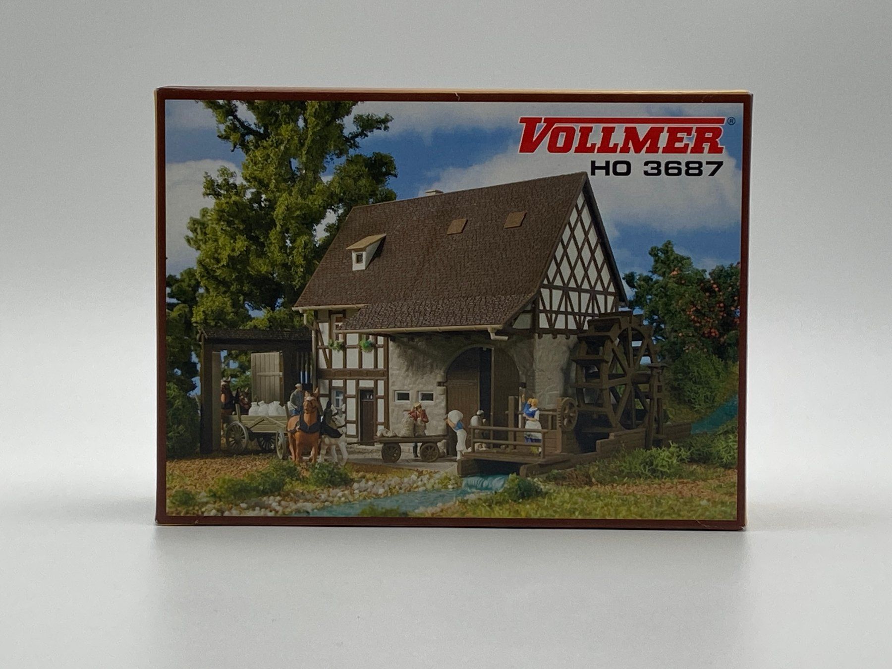 Vollmer Modellini di ferrovie: Vollmer 3687 H0 Getreidemühle – Nuovo e nell'imballaggio originale da Neukirch a.d. Thur venduto da MoBa-Artikel.ch