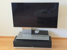 HiFi-TV Möbel TV Standfuss Munari SY341 beleuchtbar, rollbar