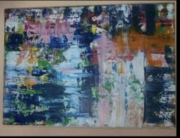 Gemälde " Lebensfarben" handmade 50×70