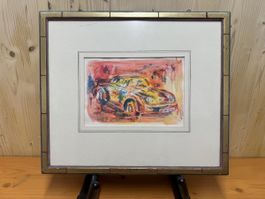 Porsche Aquarell von Martin Bischof zu verkaufen! Top! (52)