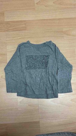 Langarmshirt naturaline Grösse 80 grau guter Zustand