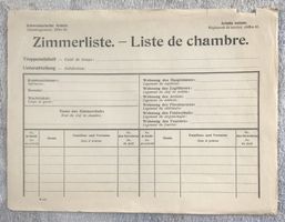 SCHWEIZER ARMEE ZIMMERLISTE