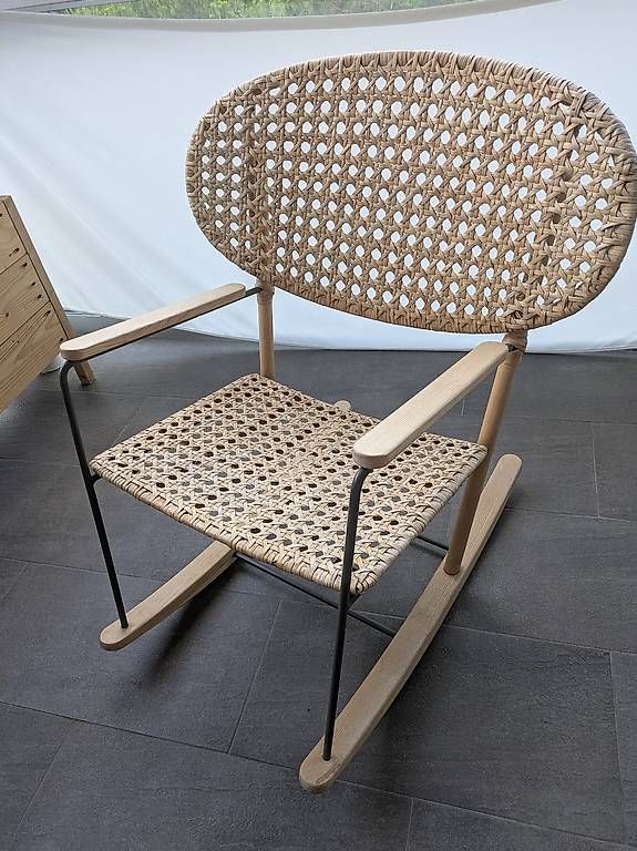 Ikea Sessel: Fauteuil à bascule en rotin IKEA – Gebraucht aus Lausanne von boncadeau 3