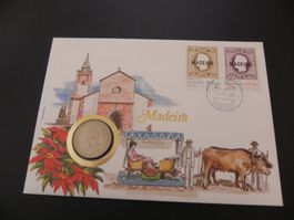 Münzbrief - 1983 - Madeira 25 Escudos 1981