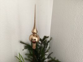 Christbaum Spitz Gold
