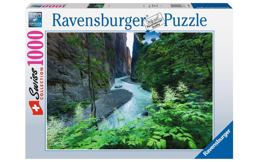 Ravensburger 1000 Teile Puzzle Aareschlucht (Neu und originalverpackt ...