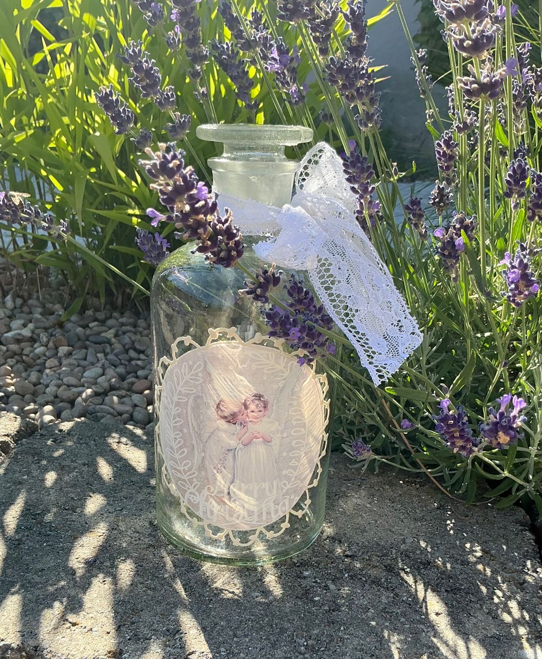 Gas-Geräte & -Technik: TOLLE SHABBY GLASFLASCHE – Gebraucht aus Zell LU von Silvermemory 4