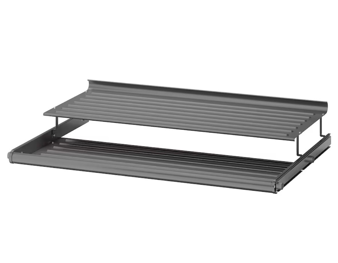 Scaffali: PAX KOMPLEMENT Schuhregal, dunkelgrau, 100x58 cm – Usato da Rupperswil venduto da veronicaparente
