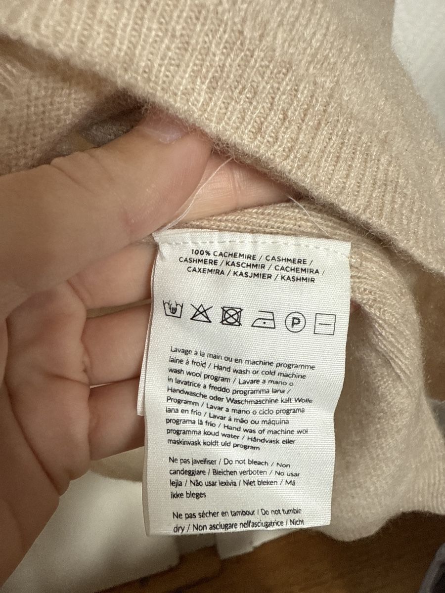 Maglioni & Felpe: Pull NOTSHY 100% cachemire beige neuf – Nuovo e nell'imballaggio originale da Genève venduto da cece22 7