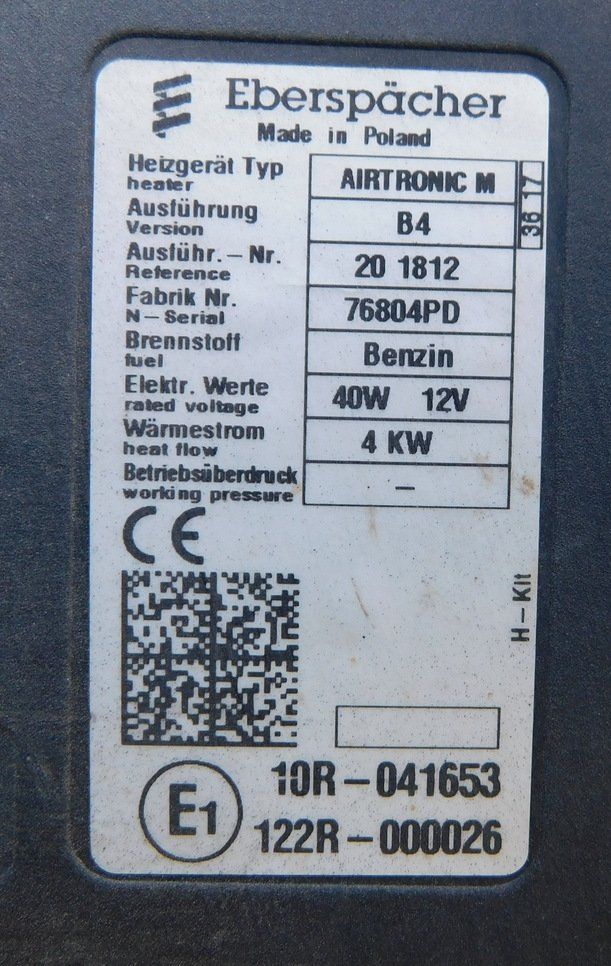 Eberspächer Radiatori: Standheizing für Benziner von Eberspächer – Usato da Villnachern venduto da Niggo0 4