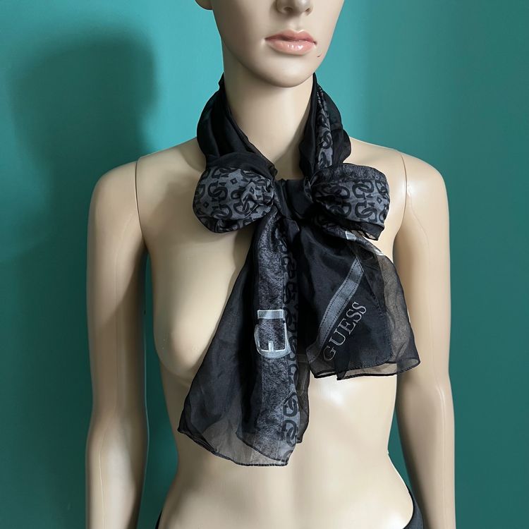 GUESS Foulard Scarf 130X130 Brown Multi
