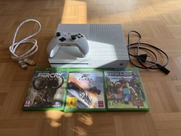 Xbox One Konsole mit 3 Spielen guter Zustand