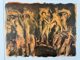 Manfred Henninger LITHOGRAPHIE SIGNIERT NUMMERIERT