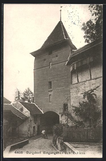 Ansichtskarten: AK Burgdorf, Das Schloss, Eingangstor – Gebraucht aus Berlin von bartko-reher