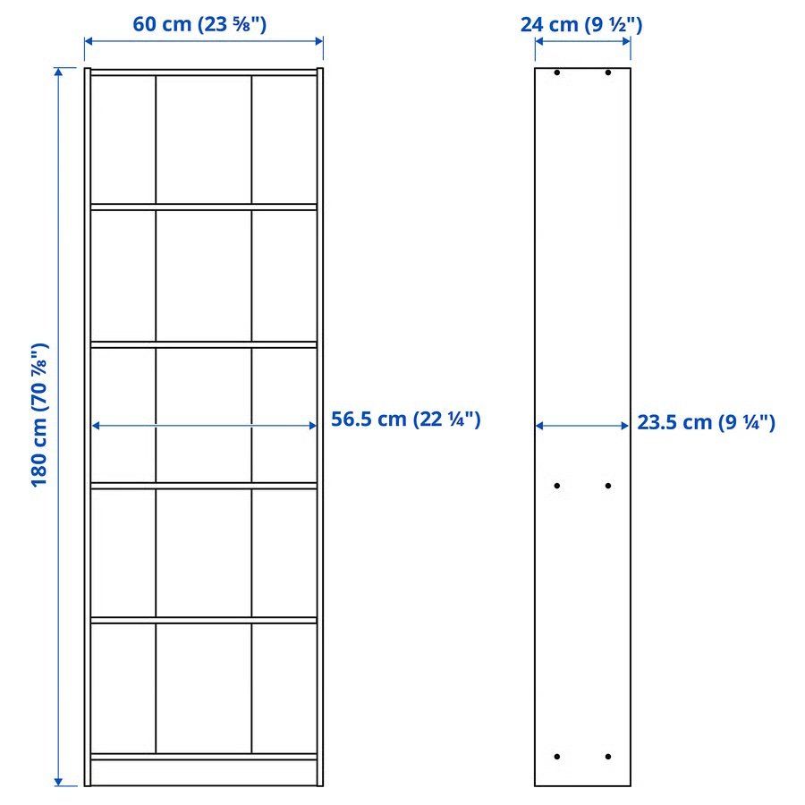 Ikea Regale: IKEA GERSBY Bookcase, white, 60x180 cm – Gebraucht aus Neuchâtel von yan_lq56 1