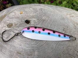 Schlepplöffel Glow Rainbow, ca. 95 mm
