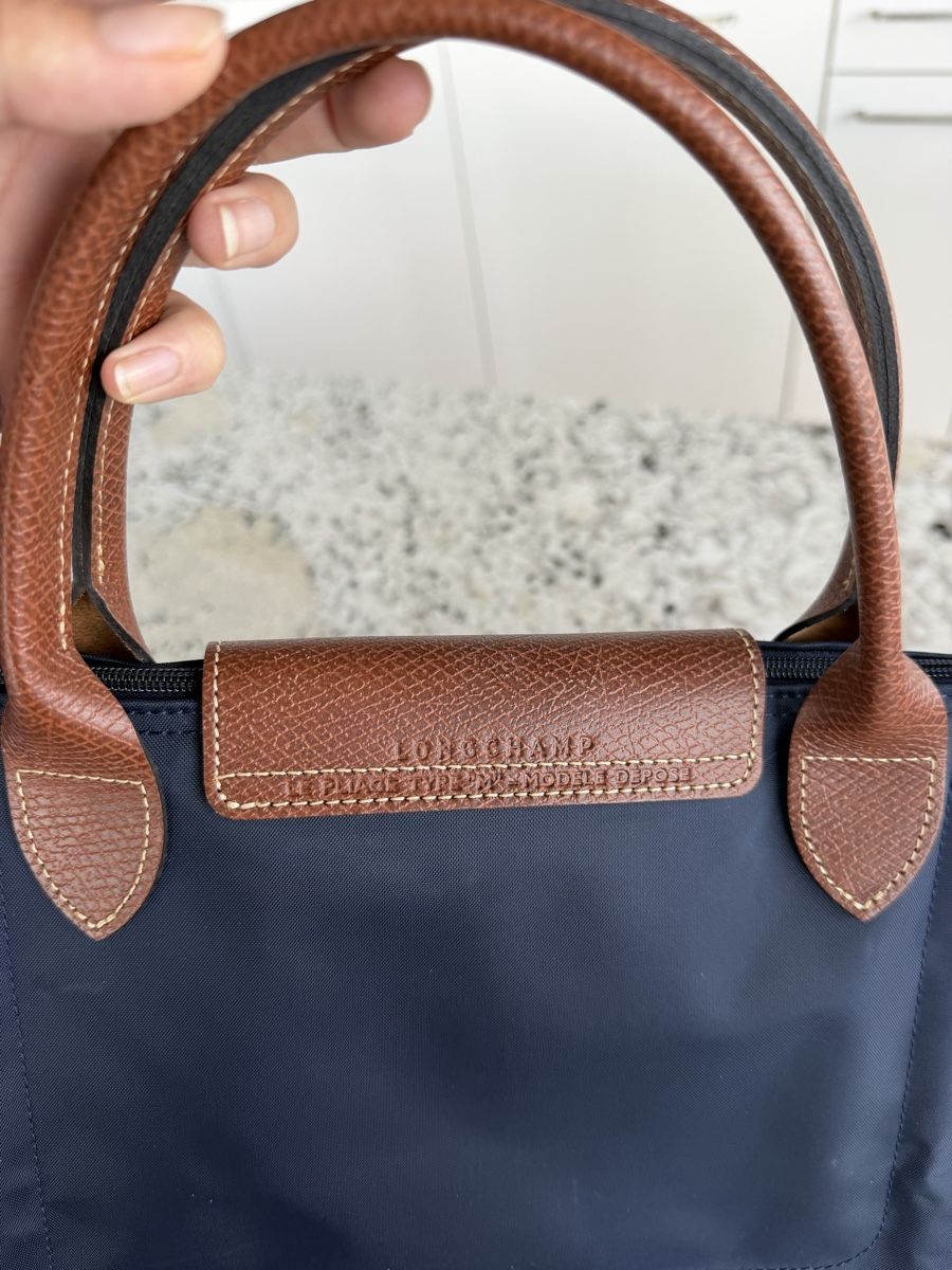 Longchamp Sacs femmes: Longchamp Le Pliage Original Navy Medium Handbag – Excellent – Neuf (Voir description) à Dübendorf par gozdikov 4